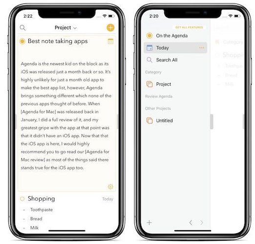 2. Agenda - Best Note-taking App for Work 1