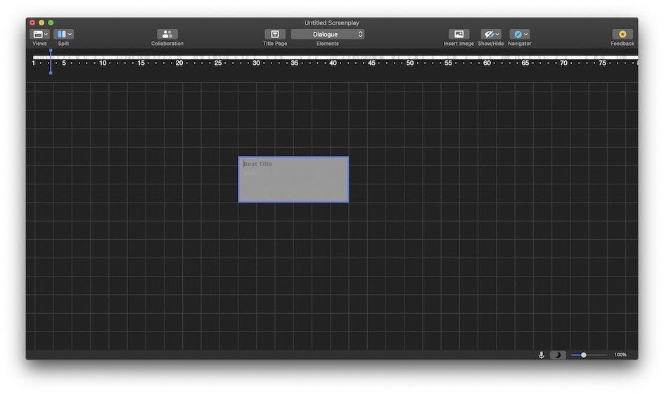 2. Final Draft 11 - Screen writing app for Mac
