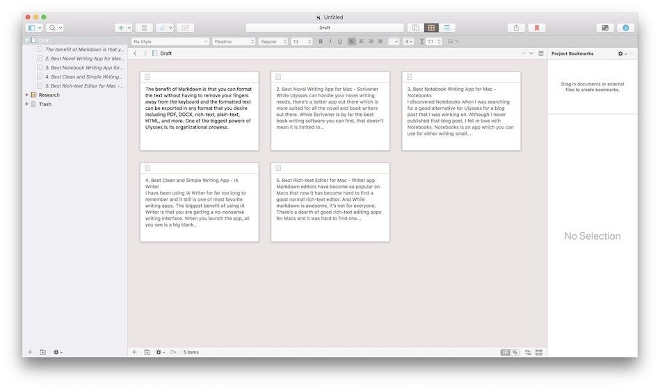 2. Scrivener - Best Novel Writing App 4