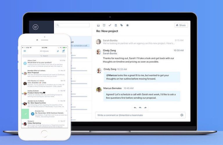 4. PolyMail: Best Team Focused Email Client for Mac