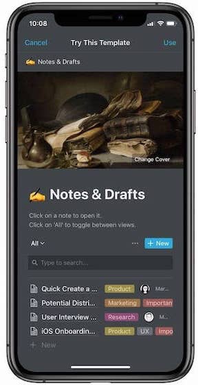 5. Notion- Best All-in-One Note Taking App 2