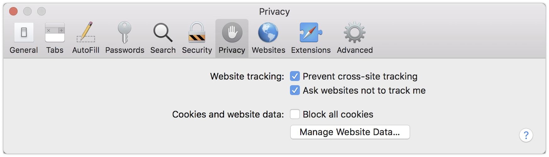 6. Stop Website From Tracking You