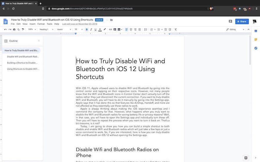 7. Google Docs - Best Real-time Collaboration Writing App