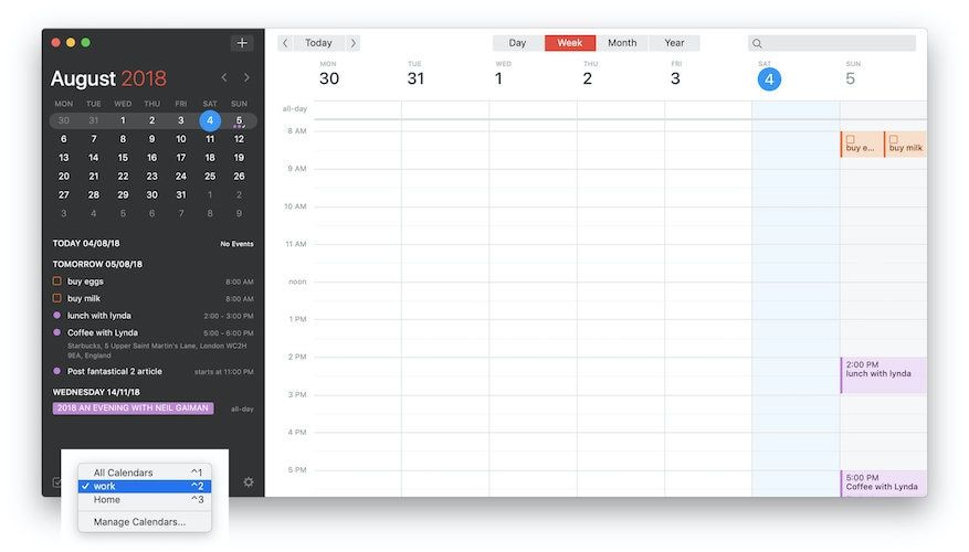 Calendar Support and Calendar Sets 3
