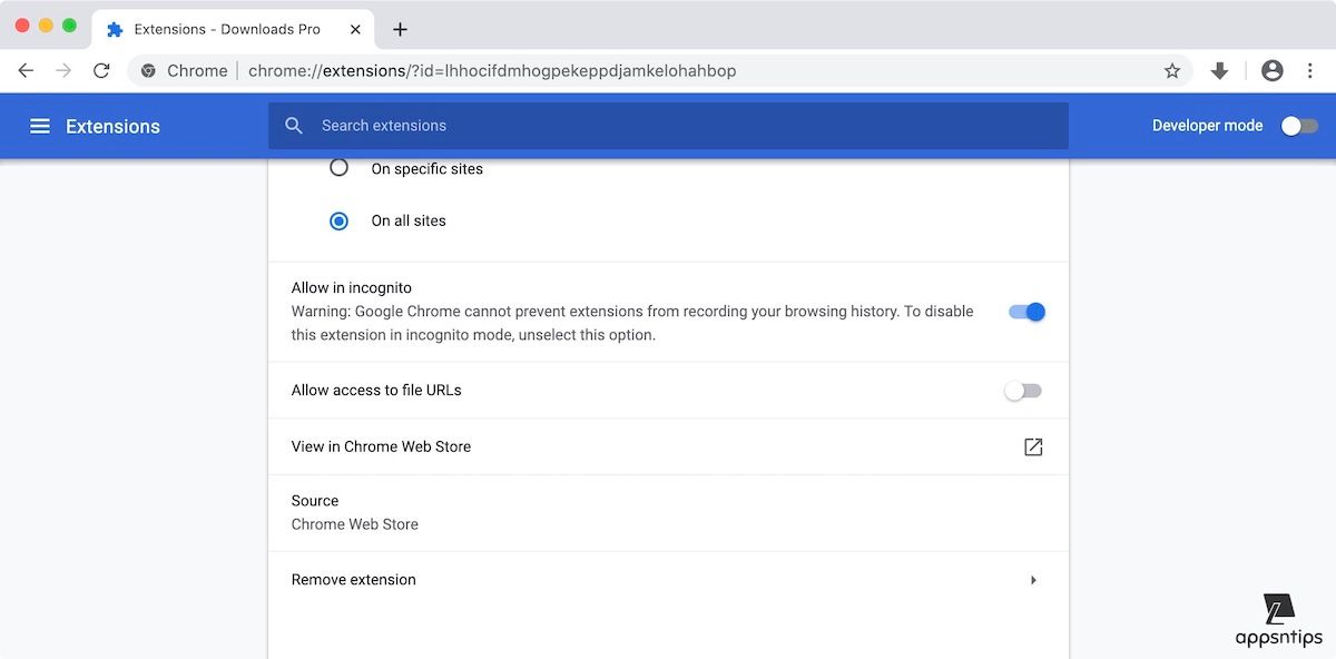 google chrome download manager