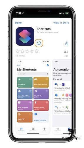 Install Shortcuts App in iOS 13 After Deleting It 2