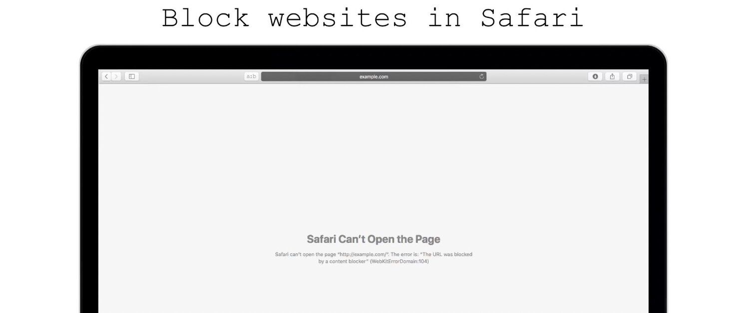 safari extensions website blocker