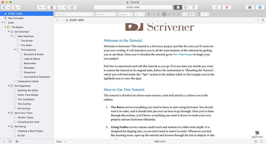 Scrivener vs Ulysses - Documents Management - Scrivener