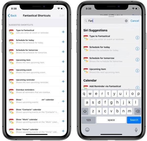 Support for Siri Shortcuts 2