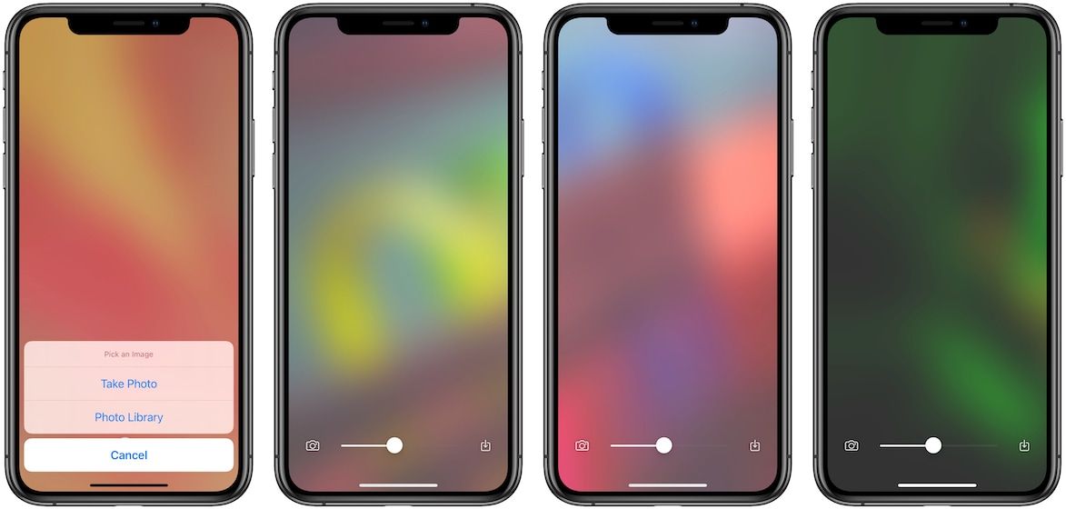 Blear - Gradient wallpaper for iPhone