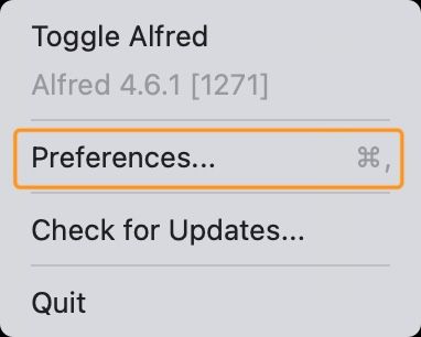 Alfred Preferences