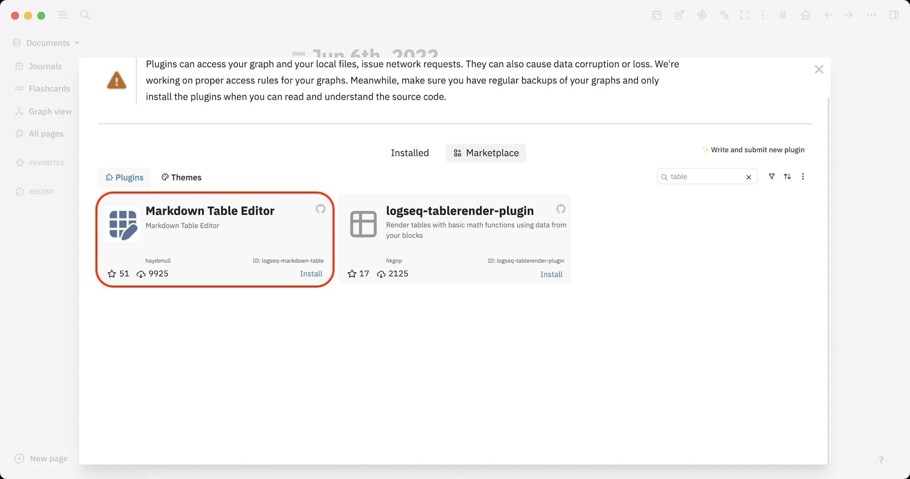 10. Markdown Table Editor 1