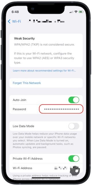 View and share WiFi passwords in iOS 16 4