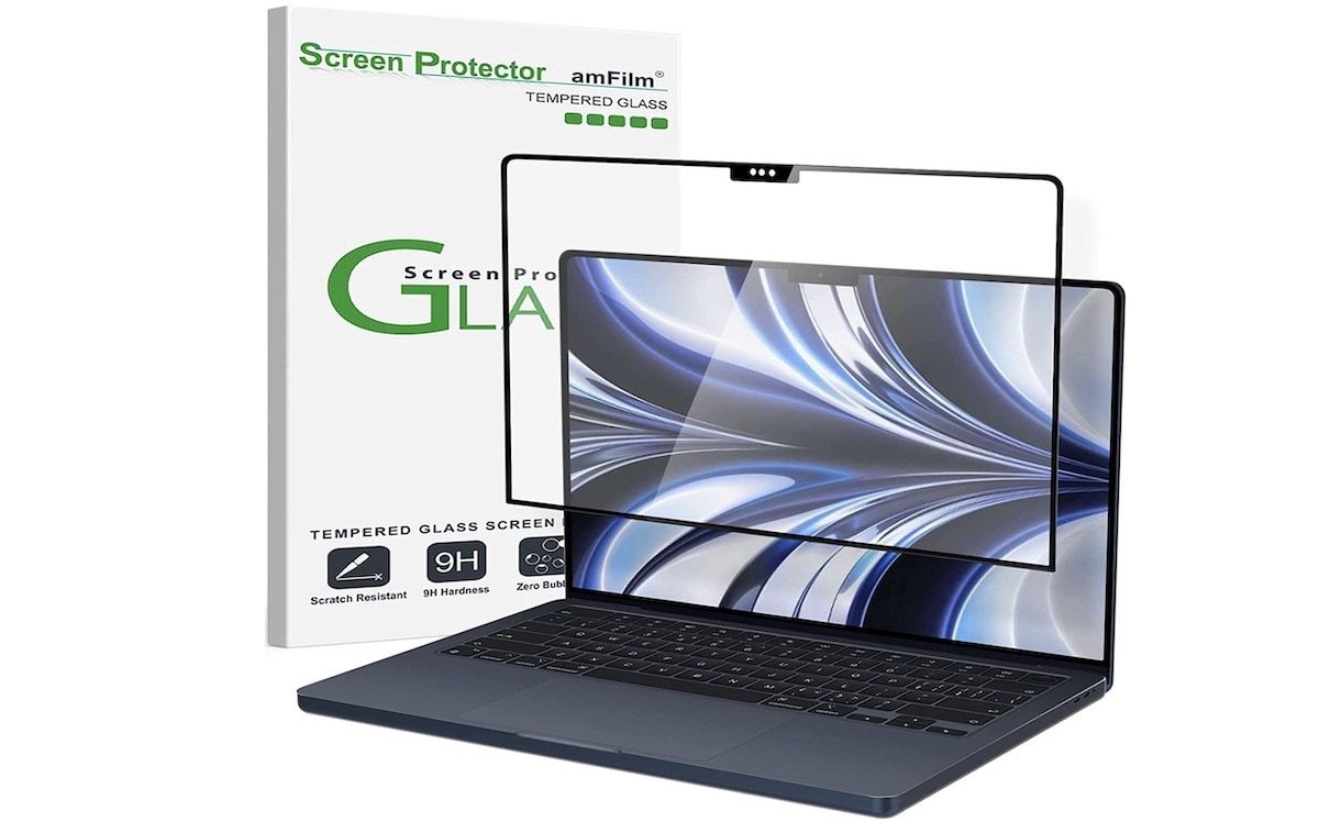 3. amFilm tempered glass screen protector