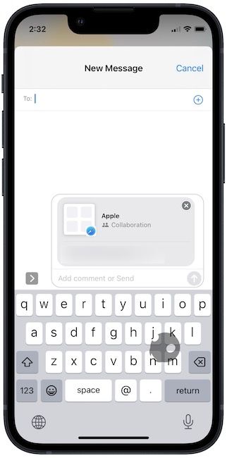Share a Safari Tab Group on iPhone 5