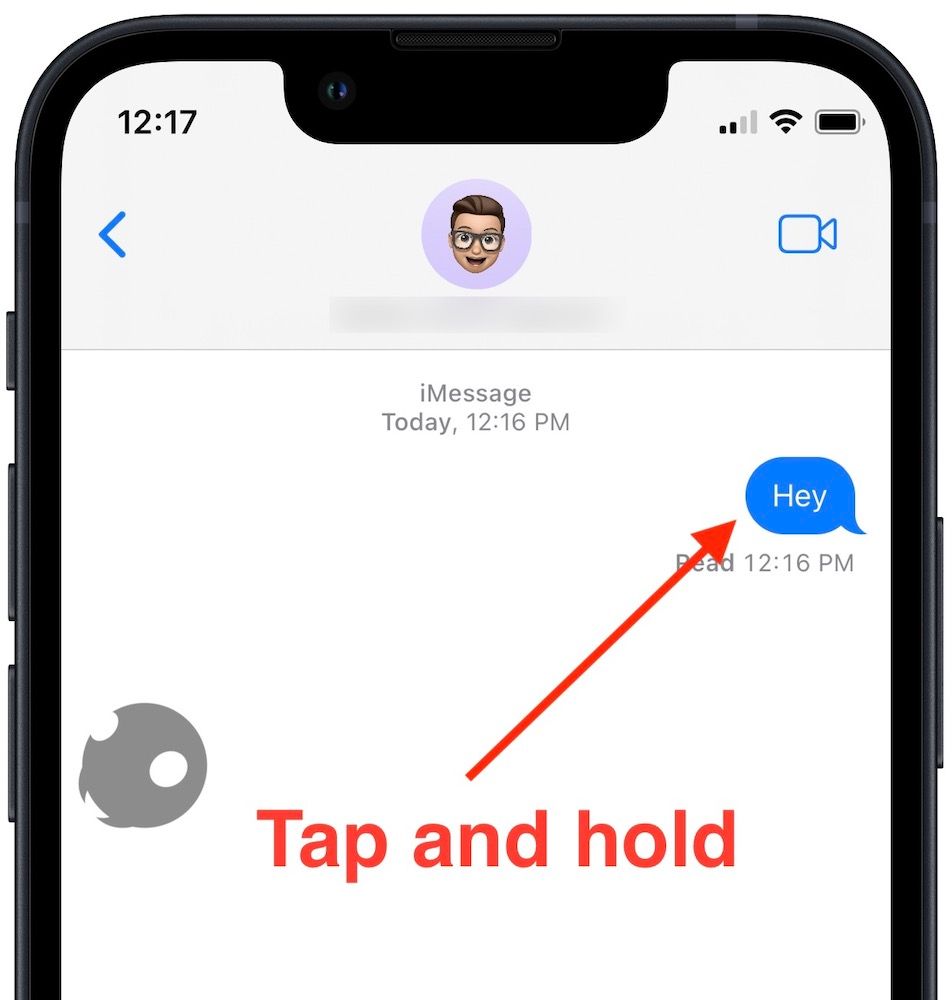 edit or unsend messages on iPhone 2