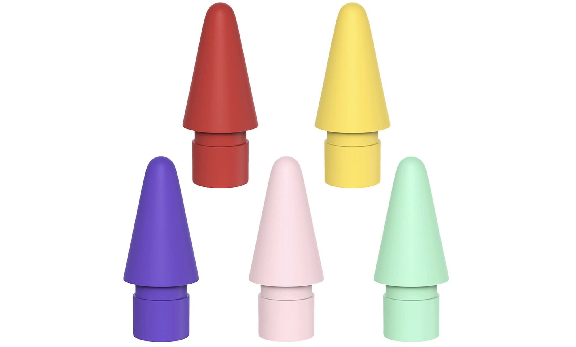 2. AWINNER colored replacement tips for Apple Pencil 2nd Gen and 1st Gen