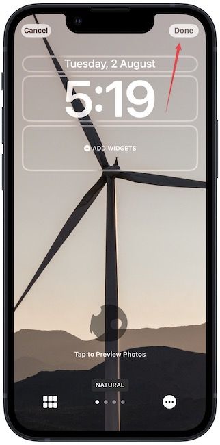 Automatically change iPhone Lock Screen wallpaper 7