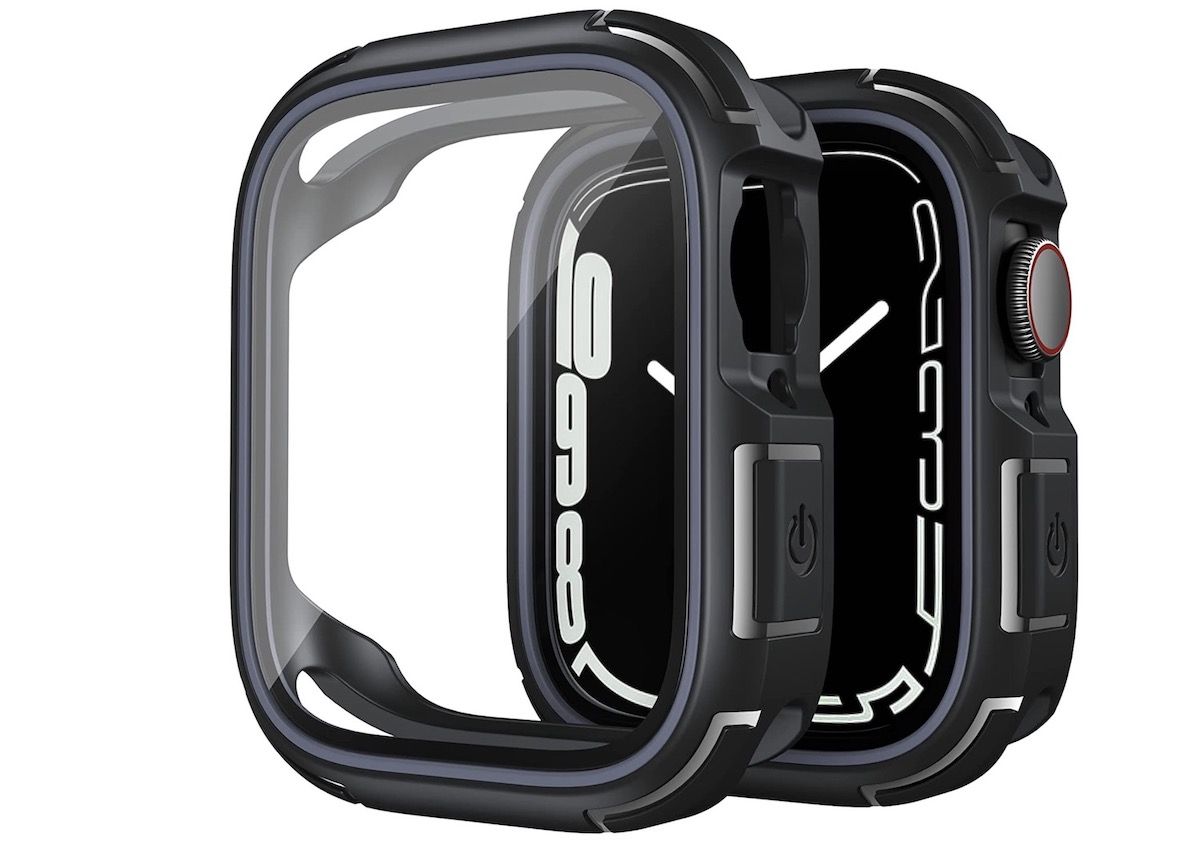 TAURI Apple Watch Series 8 case with screen protector