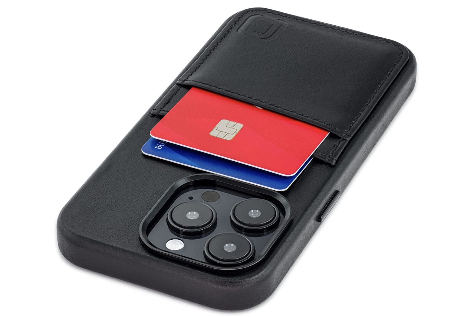 Dockem genuine leather wallet case for iPhone 14 Pro