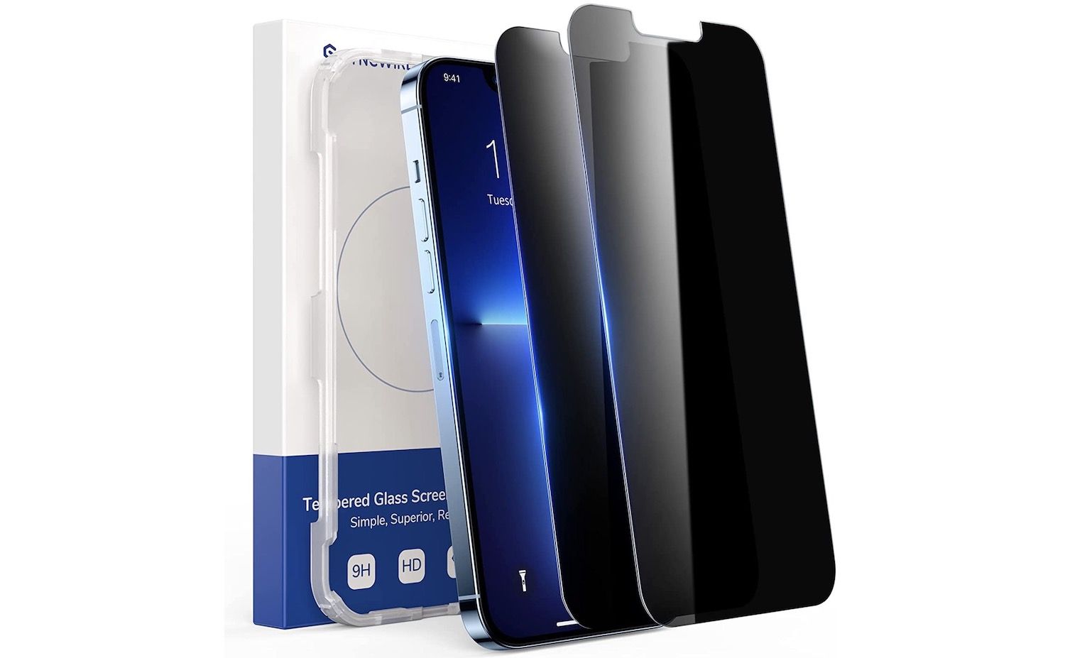 Syncwire privacy screen protector for iPhone 14 Plus