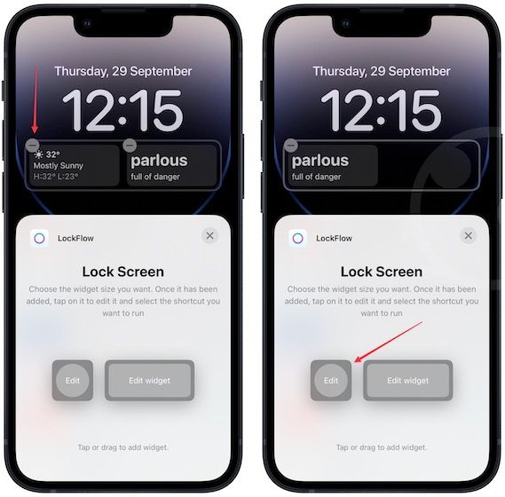 Add and run shortcuts from your iPhone Lock Screen 4