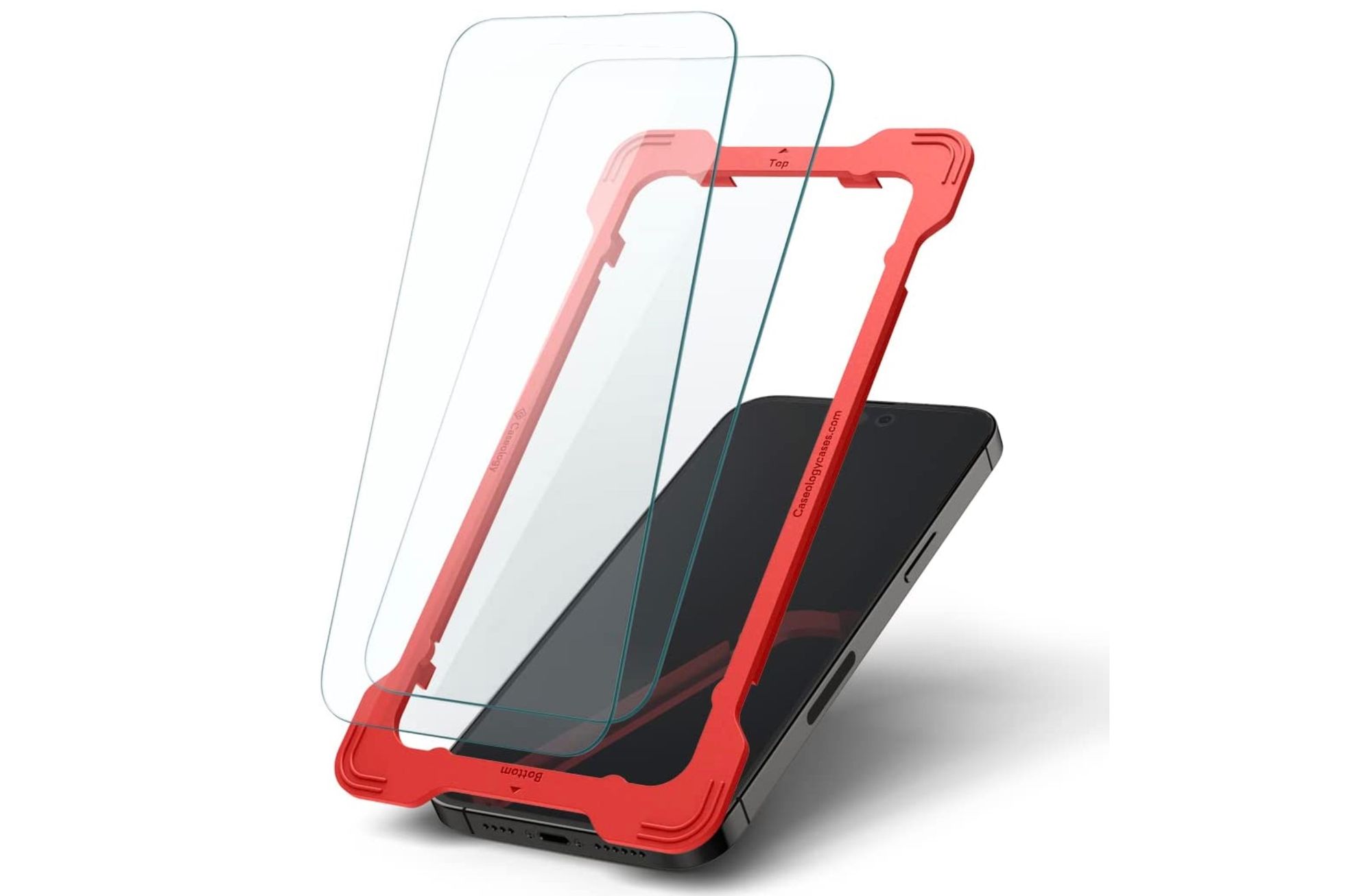 Caseology tempered glass for iPhone 14 Pro screen protector