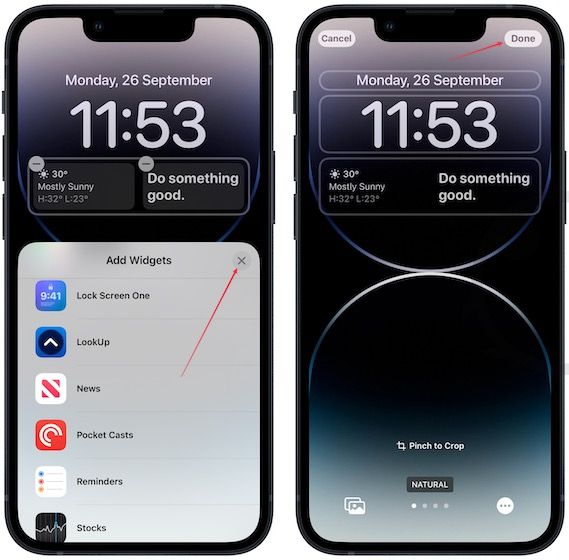 Display a custom message on the iPhone lock screen 10