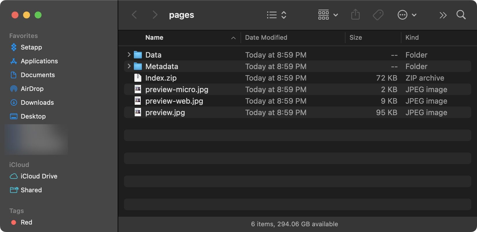 Export all images at once from Pages on Mac 4