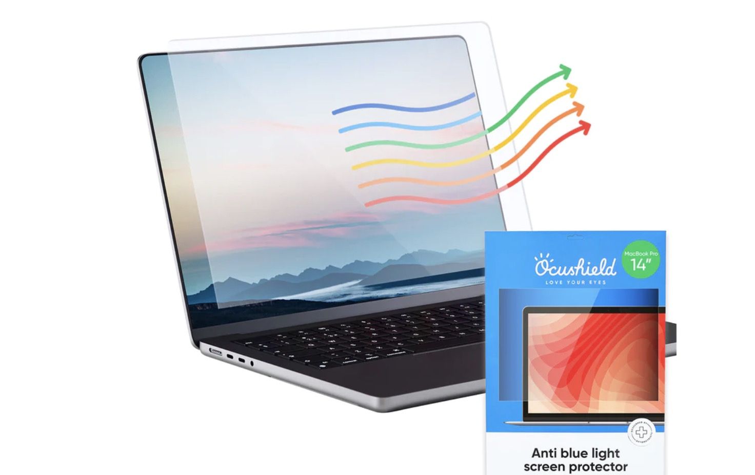 Ocushield Anti Blue Light Filter Screen Protector for MacBook Pro