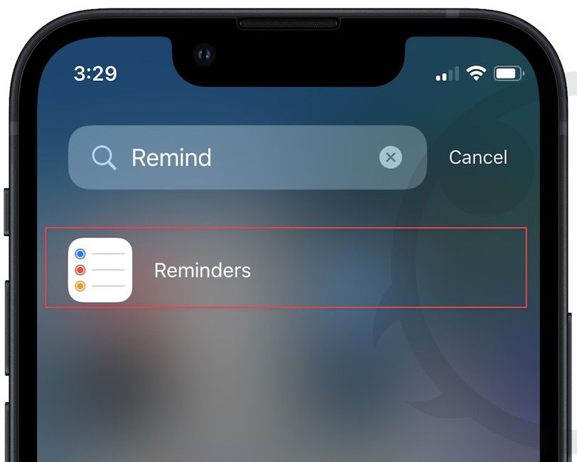 Pin Reminders lists on iPhone 1