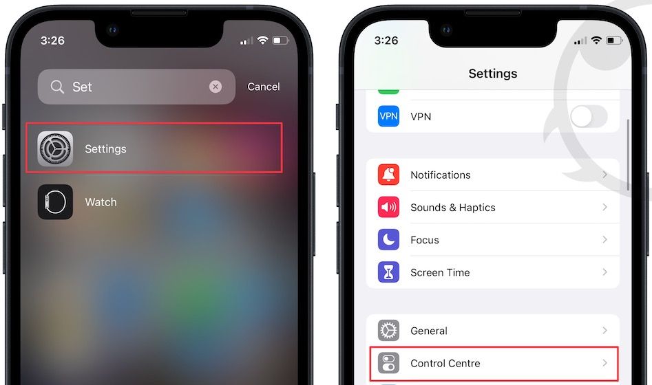 Remove Home Controls from Control Center using the Settings app 1