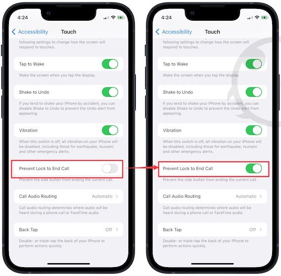 Stop Side button from ending calls on iPhone