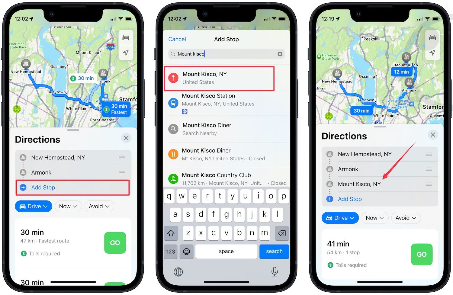 Use multi-stop routing in Apple Maps 3