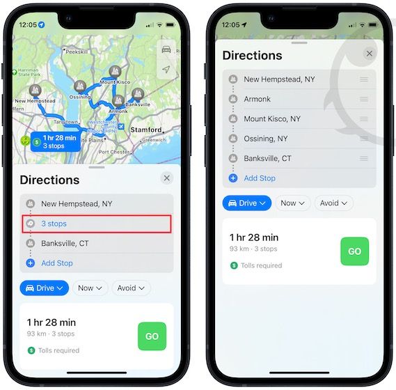 Use multi-stop routing in Apple Maps 4