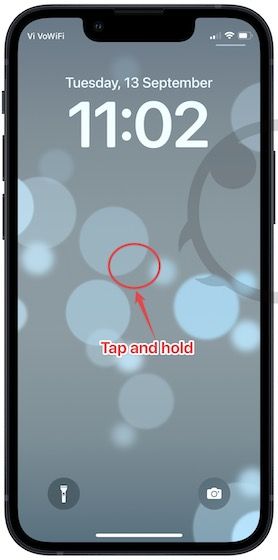 1. Delete lock screens in iOS 16