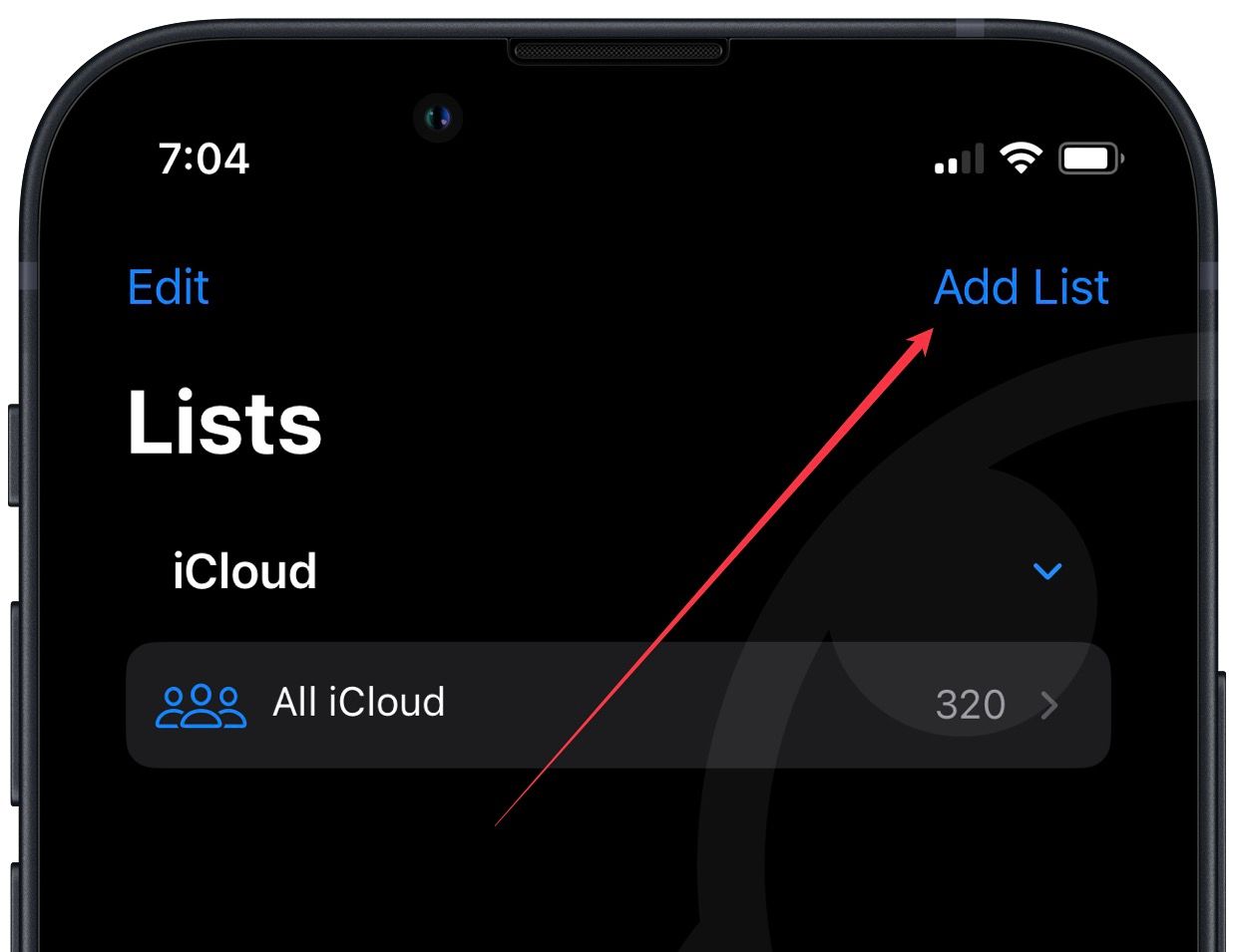 organize iPhone contact in lists 2