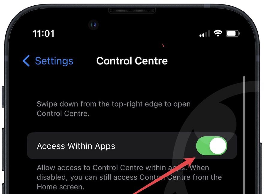 use Quick Note on iPhone using the Control Center 3