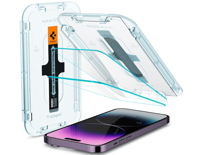 Spigen iPhone 14 Pro Max tempered glass screen protector