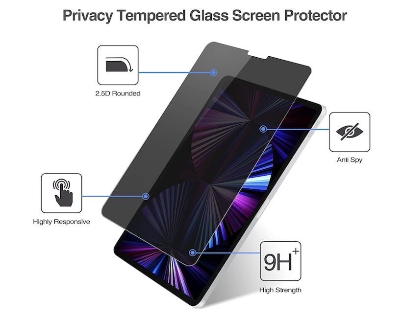 ProCase 11-inch iPad Pro privacy screen protector