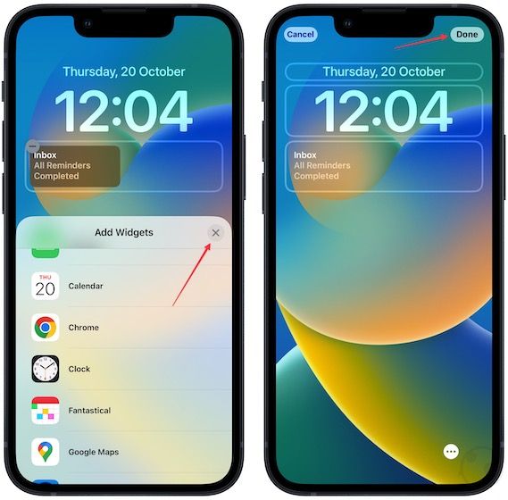 Show upcoming reminders on iPhone Lock Screen 7