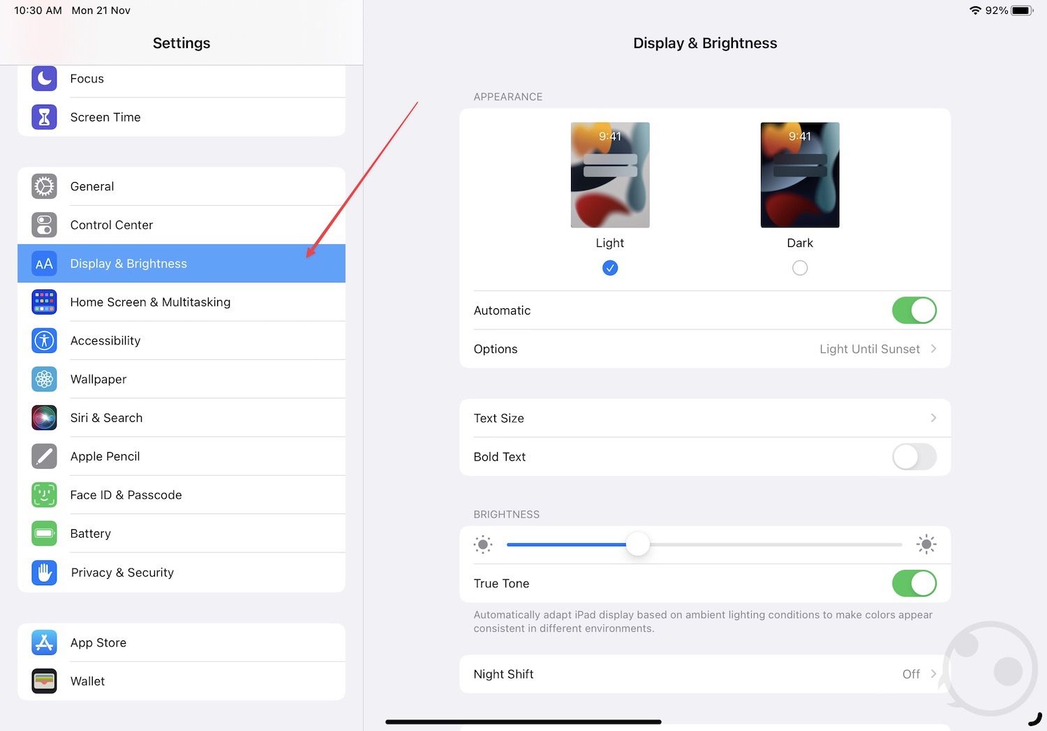 Get more display space on iPad Pro 1