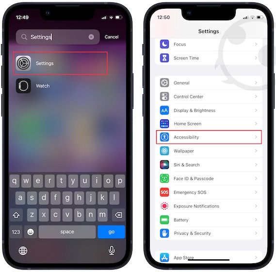 Enable Background Sounds feature on iPhone 1