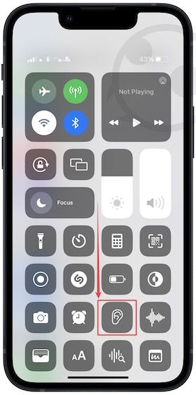 access Background Sounds from Control Center 3