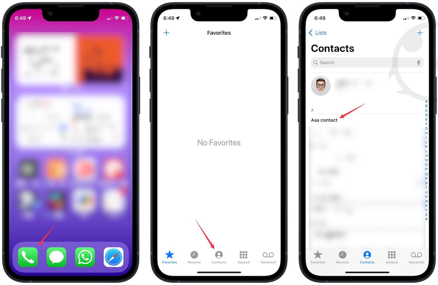 add extension numbers to existing contacts on iPhone 1