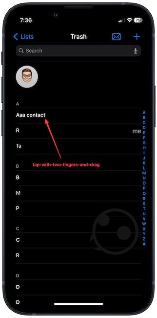 delete multiple contacts on iPhone 6