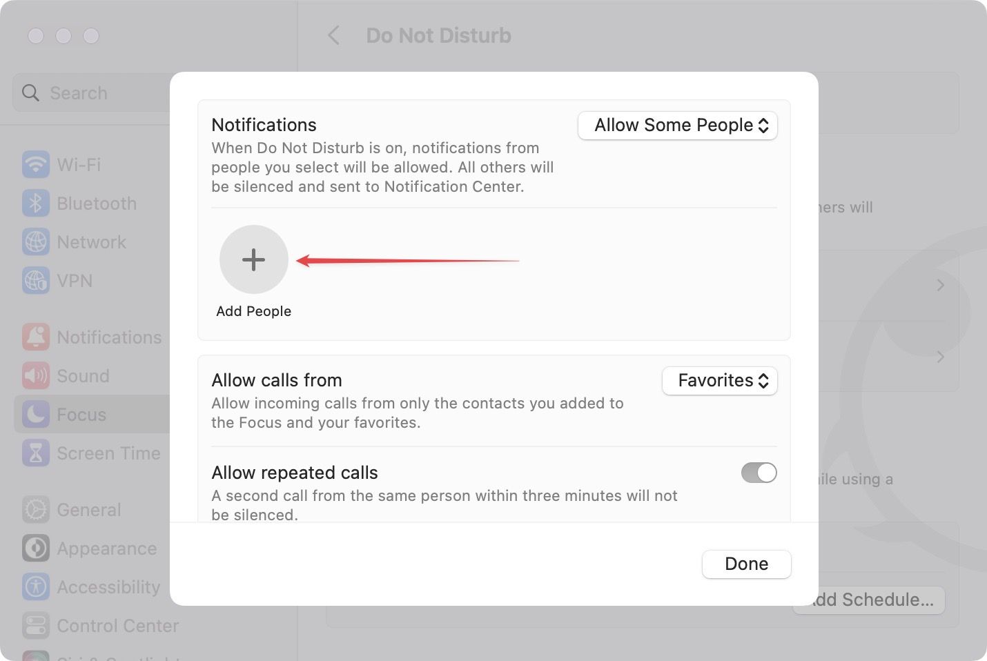 customize Do Not Disturb Mode on Mac 4