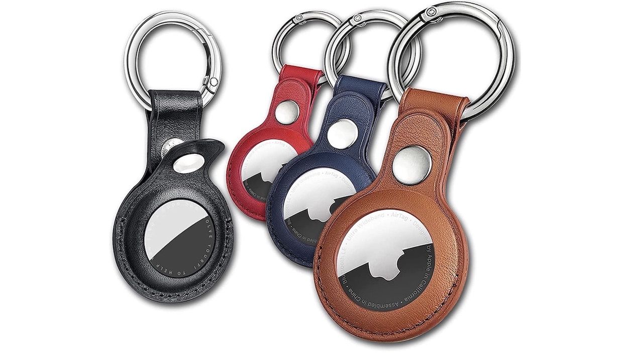 Eusty AirTag keychain holder for Apple AirTags