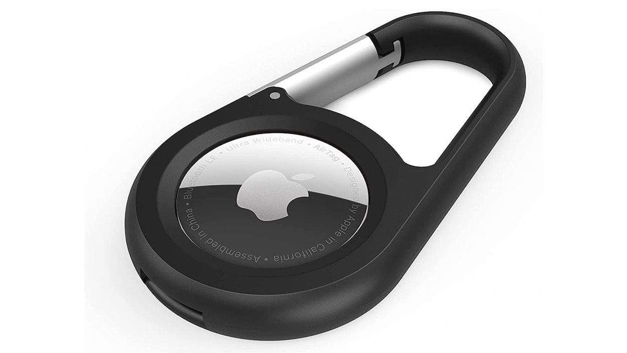 Belkin Apple AirTag secure holder with carabiner