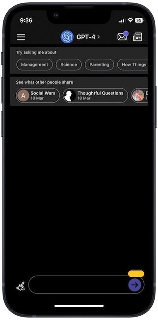 Poe app GPT-4 chat